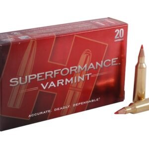 Hornady Superformance Varmint 22-250 Remington Ammo 50 Grain Hornady V-Max Polymer Tip Box of 1000