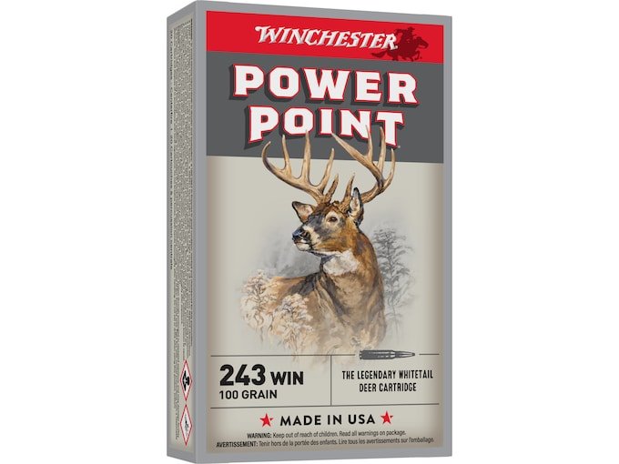 315270.jpg Winchester Power Point 243 Winchester Ammo 1000 Rounds