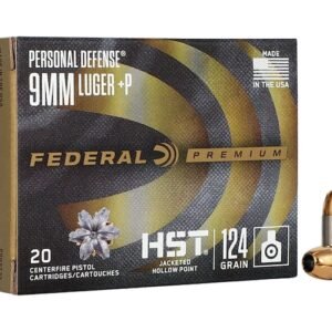Buy Federal Premium 9mm HST +P 124gr UK | Top Defense