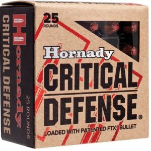 Buy Hornady Critical Defense 9mm UK | 115gr FTX Ammo