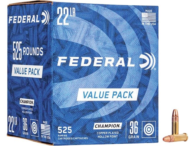 439553.jpg Federal Champion 22LR Ammo 36 Grain | Best Rimfire