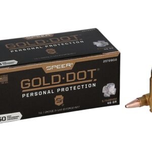 Speer Gold Dot 5.7x28mm FN Ammo 40 Grain Bonded Jacketed Hollow Point