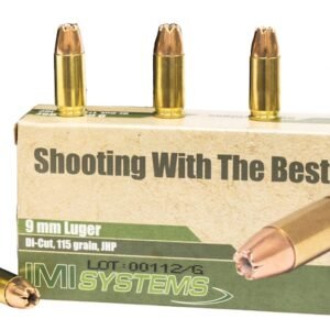Buy IMI 9mm Luger Ammo 115gr JHP - Best Price UK