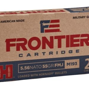 Frontier Cartridge Military Grade 5.56x45mm NATO Ammo 55 Grain Hornady Full Metal Jacket Of 1000 Rounds