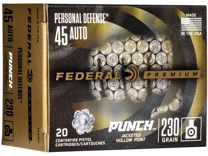 688437.jpg Buy Federal Personal Defense Punch 45 ACP Ammo | 230gr JHP