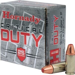 Buy Hornady Critical Duty 9mm +P Ammo UK | 135gr