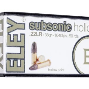 Buy Eley Subsonic 22LR 38 Grain UK | Quiet & Precise