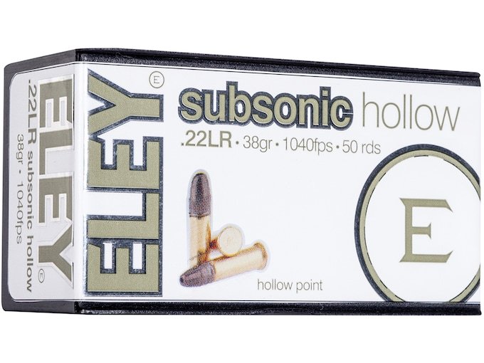 818273.jpg Buy Eley Subsonic 22LR 38 Grain UK | Quiet & Precise