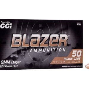 Buy Blazer Brass 9mm Luger Ammo UK | Bulk 124gr FMJ