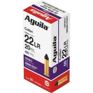 Aguila ammunition 22LR ammo