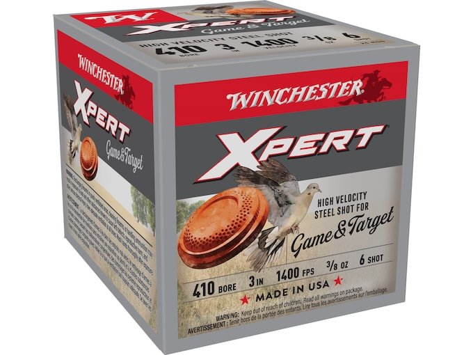 Winchester-Xpert-Game-and-Target-410-Steel-Ammo.jpg Winchester Xpert Game and Target .410 Steel Ammo UK